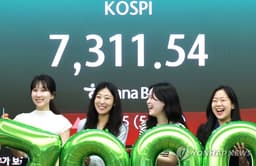 코스피 첫 7,000 돌파, 증권주 폭등하며 투자 열기 고조